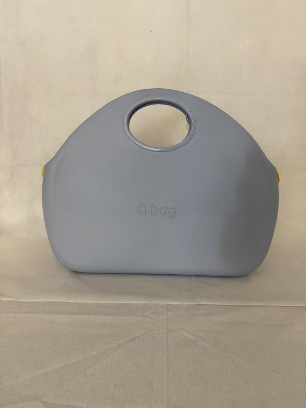BORSA O BAG AZZURRA INTERNO GIALLO