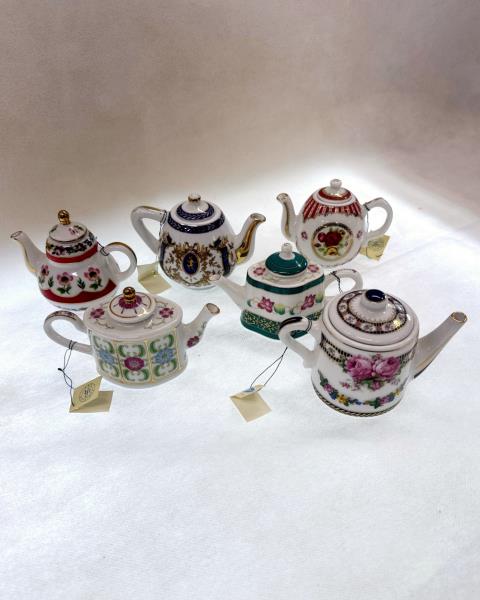 COLLEZIONE 6 CAFFETTIERE MIGNON CERAMICA ART