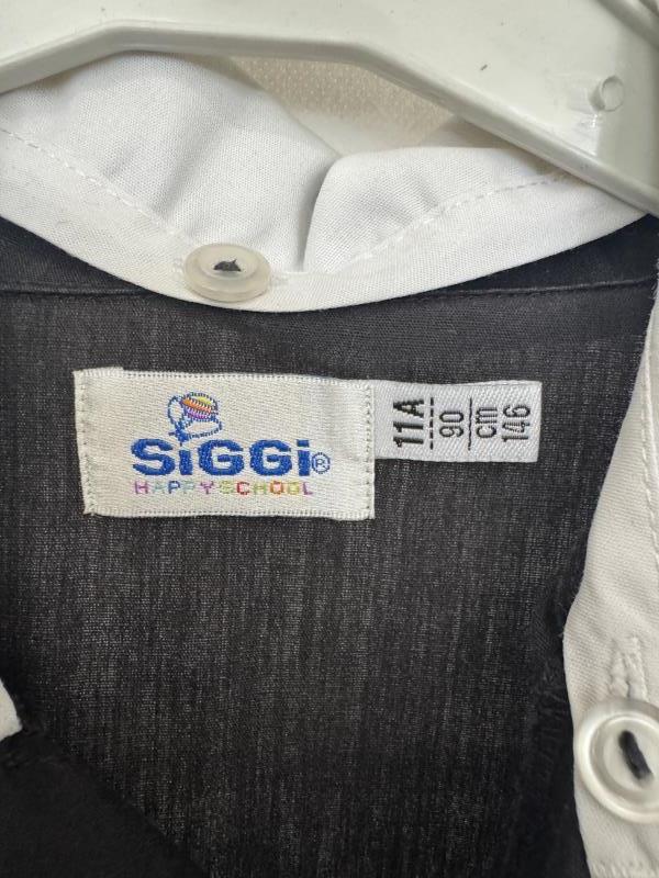 GREMBIULE NERO SIGGI ZIP TG 11 ANNI