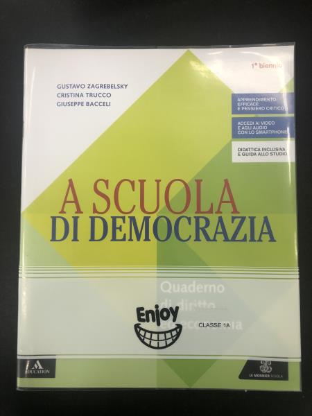 A SCUOLA DI DEMOCRAZIA VOLUME + QUADERNO + ST. DIRITTO ED ECON.  1 BN  ED. 2019