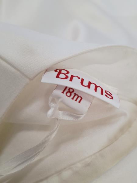ABITO BRUMS BIANCO BIMBA TG 18 MESI