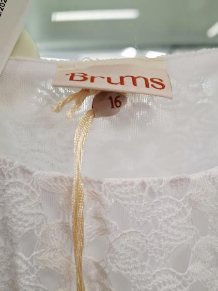 ABITO  BRUMS PIZZO BIANCO TG 16 ANNI NUOVO!