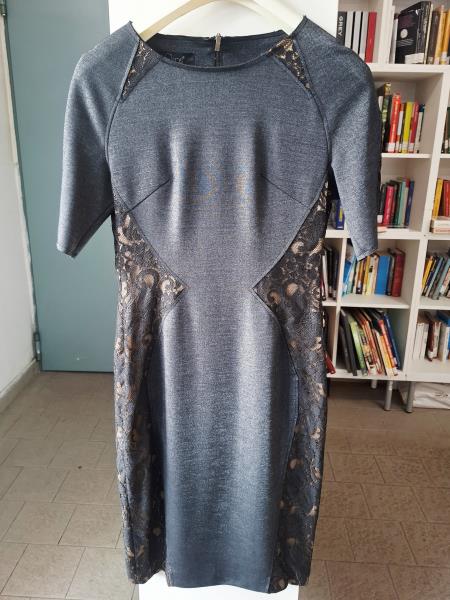 ABITO CLIPS GRIGIO PIZZO TG 44