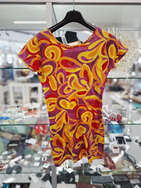 ABITO CONTE OF FLORENCE ARANCIO GIALLO ROSSO TG M