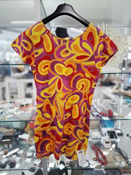 ABITO CONTE OF FLORENCE ARANCIO GIALLO ROSSO TG M