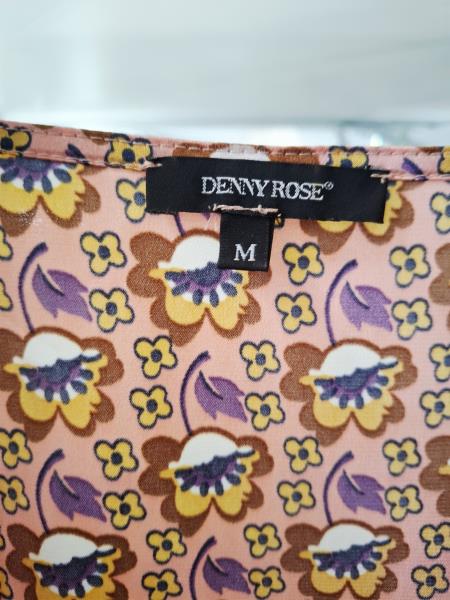 ABITO DENNY ROSE ROSA FIORI TG M FIOCCHETTO