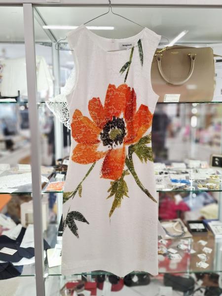 ABITO DESIGUAL BIANCO PIZZO FIORI TG 34