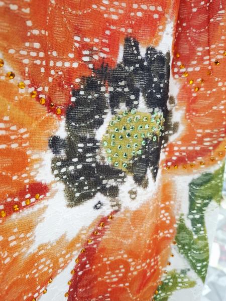 ABITO DESIGUAL BIANCO PIZZO FIORI TG 34