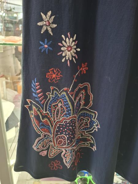 ABITO DESIGUAL BLU TG M