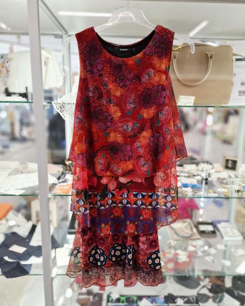 ABITO DESIGUAL FANTASIA ROSSO TG M