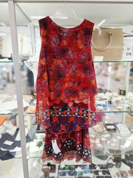 ABITO DESIGUAL FANTASIA ROSSO TG M