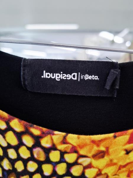 ABITO DESIGUAL FIORELLONI GIALLI TG XS