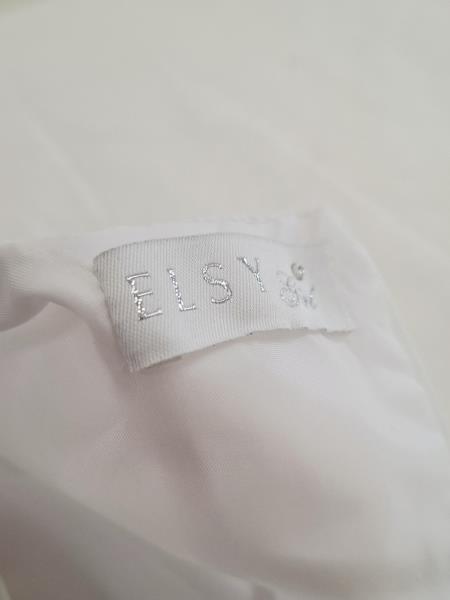 ABITO ELSY BIANCO QUADRI BEIGE TG 34 (VESTE 8/9 ANNI)