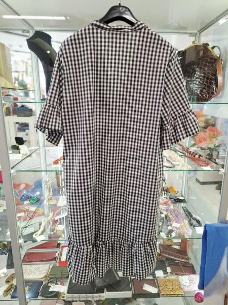 ABITO GIULIA VALLI QUADRETTI BIANCO NERO TG 46
