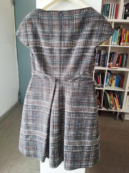 ABITO LES COPAINS NERO PUNTINI ROSSO BIANCHI TG 44