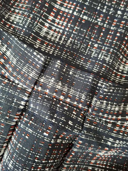 ABITO LES COPAINS NERO PUNTINI ROSSO BIANCHI TG 44