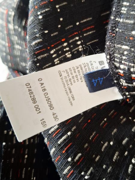 ABITO LES COPAINS NERO PUNTINI ROSSO BIANCHI TG 44