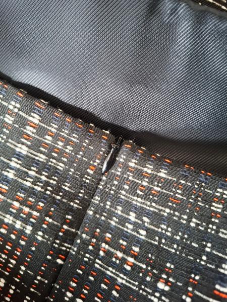 ABITO LES COPAINS NERO PUNTINI ROSSO BIANCHI TG 44