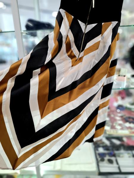 ABITO LIU JO RIGHE NERO BRONZO TG 40