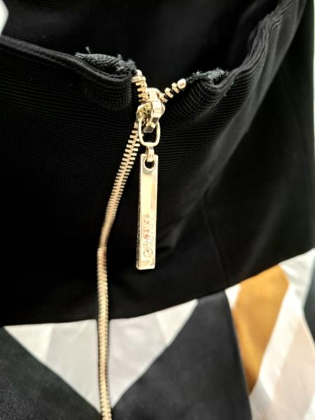 ABITO LIU JO RIGHE NERO BRONZO TG 40