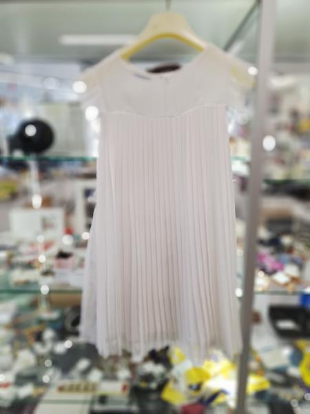 ABITO MAYORAL BIANCO ROSE E FIORI AZZURRI TG 9 ANNI