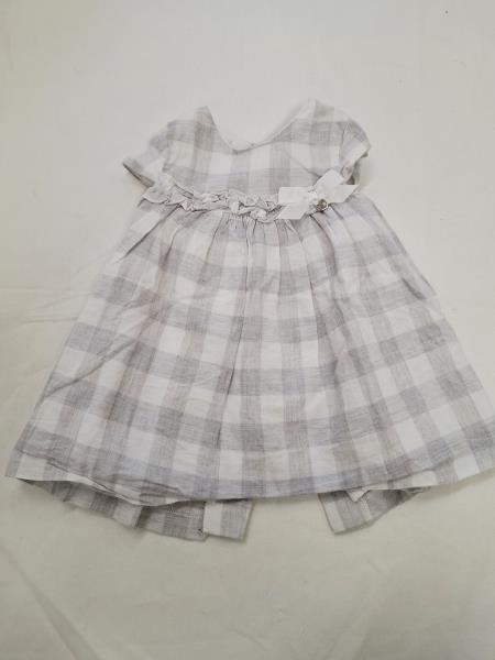 ABITO MAYORAL GRIGIO QUADRETTI CON MUTANDINA TG 4/6 MESI + GOLFINO LOSAN