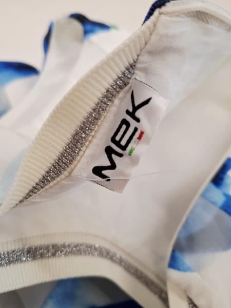 ABITO MEK FIORI BLU TG 6 ANNI