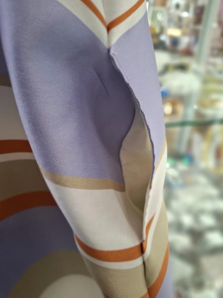 ABITO NINA RICCI PARIS RIGHE LILLA BEIGE TG S
