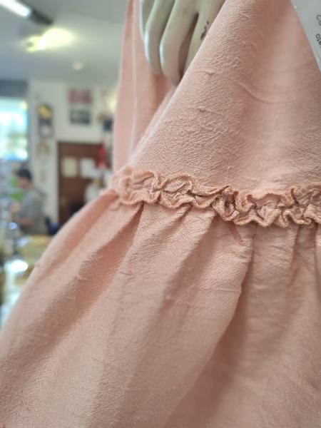 ABITO PAPPA & CICCIA SETA ROSA TG 4 ANNI