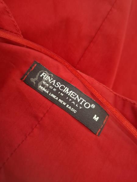 ABITO RINASCIMENTO BIANCO FIORI ROSSI CON GIACCHINA E CINTURA TG M