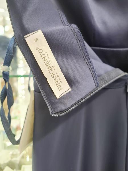 ABITO RINASCIMENTO BLU FIORI PIETRE TG S