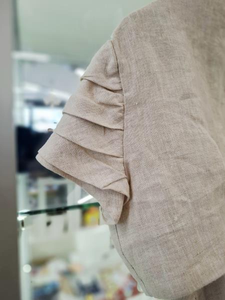 ABITO RINASCIMENTO LINO ROSELLINE CON GIACCHINA TG S