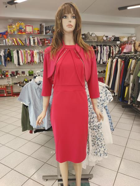 ABITO RINASCIMENTO CON COPISPALLE FUXIA TG XL