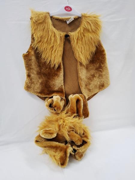 ACCESSORI COSTUME CARNEVALE LEONE TG 7/8 ANNI