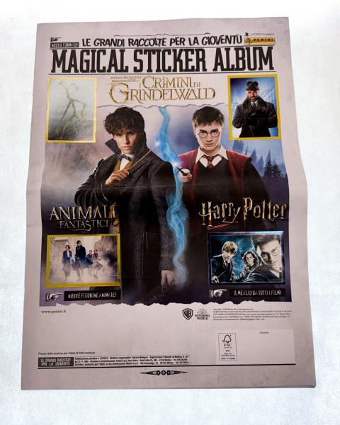 ALBUM ANIMALI FANTASTICI 2 COMPLETO!
