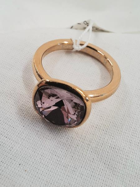 ANELLO BROSWAY DORATO PIETRA VIOLA