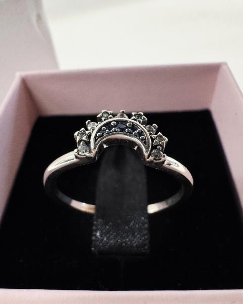 ANELLO PANDORA LUNA PIETRE BLU