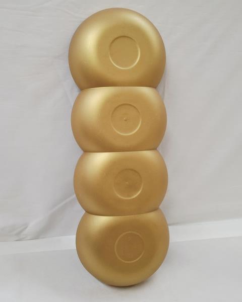 ANTIPASTIERA TUPPERWARE NERA DORATA