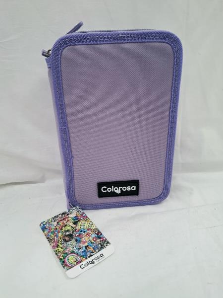 ASTUCCIO 3 CERNIERE COLOROSA LILLA