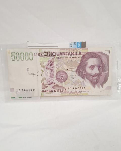 BANCONOTA 50.000 BERNINI 2 TIPO