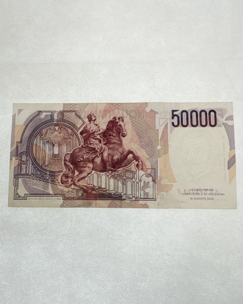 BANCONOTA 50000 LIRE BERNINI TIPO 1