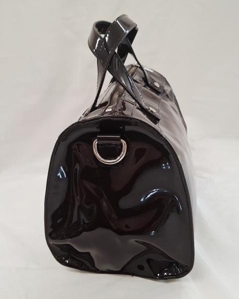 BAULETTO ARMANI JEANS VERNICE MARRONE (senza tracolla)