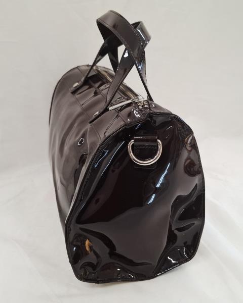 BAULETTO ARMANI JEANS VERNICE MARRONE (senza tracolla)