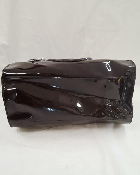BAULETTO ARMANI JEANS VERNICE MARRONE (senza tracolla)