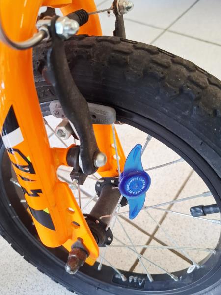 BICI BIMBO ATALA NERA ARANCIO 14''