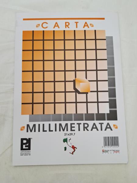 BLOCCO CARTA MILLIMETRATA A4 - 10 FOGLI