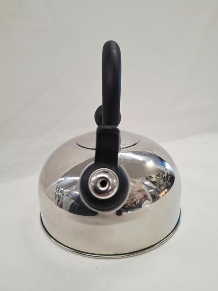 BOLLITORE ACCIAIO EVA MANICO E POMELLO NERI