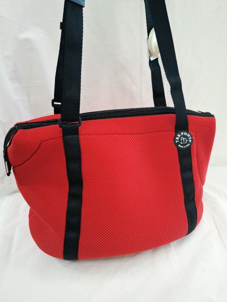BORSA AMICO PELOSO TRE PONTI ROSSO NERA