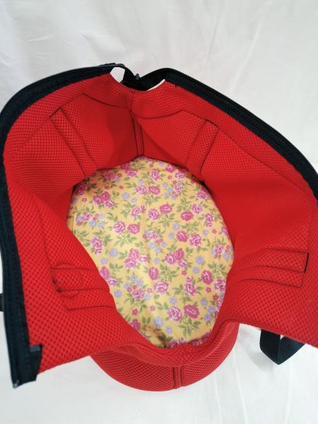 BORSA AMICO PELOSO TRE PONTI ROSSO NERA