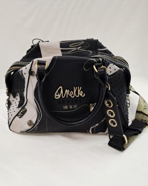 BORSA ANNEKE NERA CON TRACOLLA